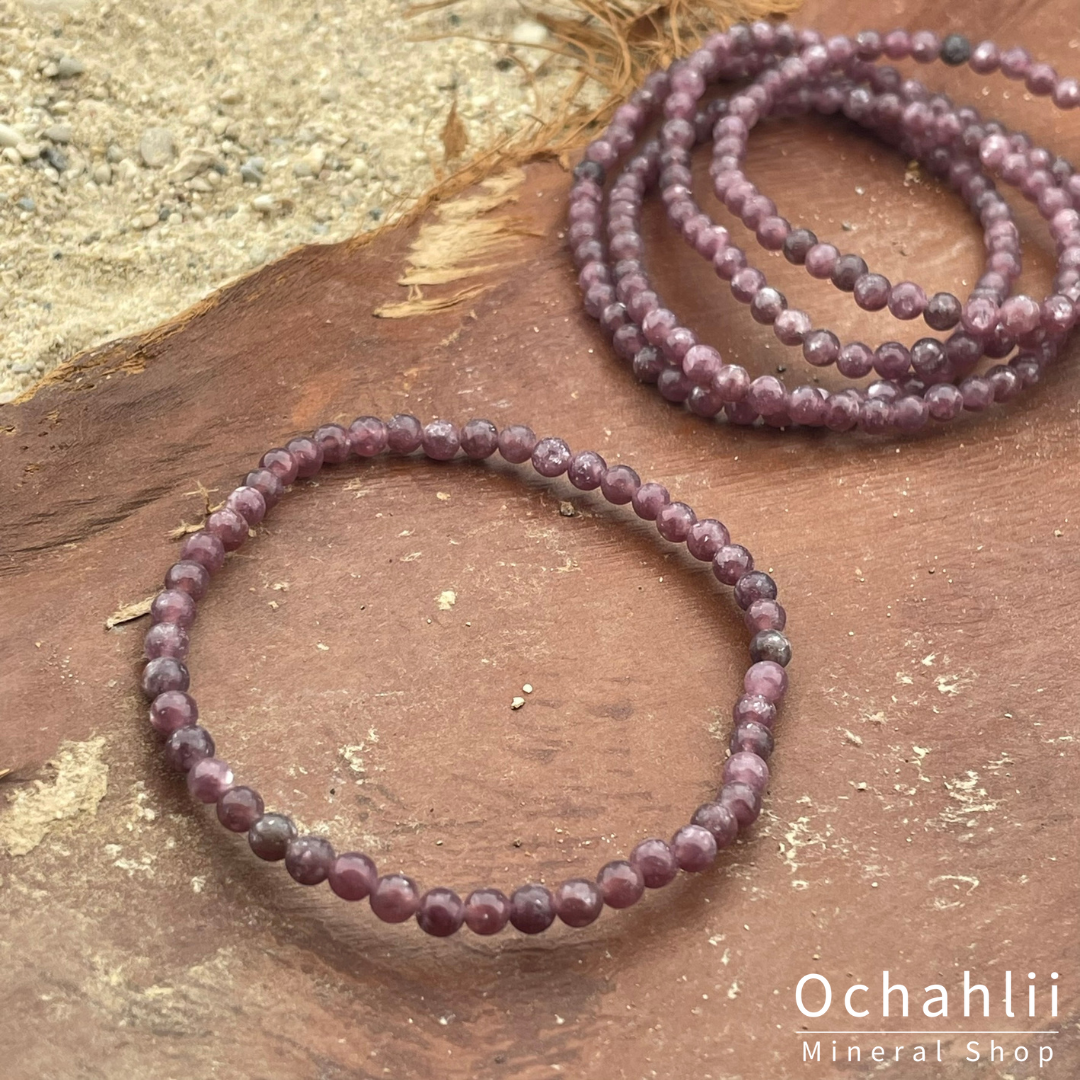 Lepidolite bracelet 6mm