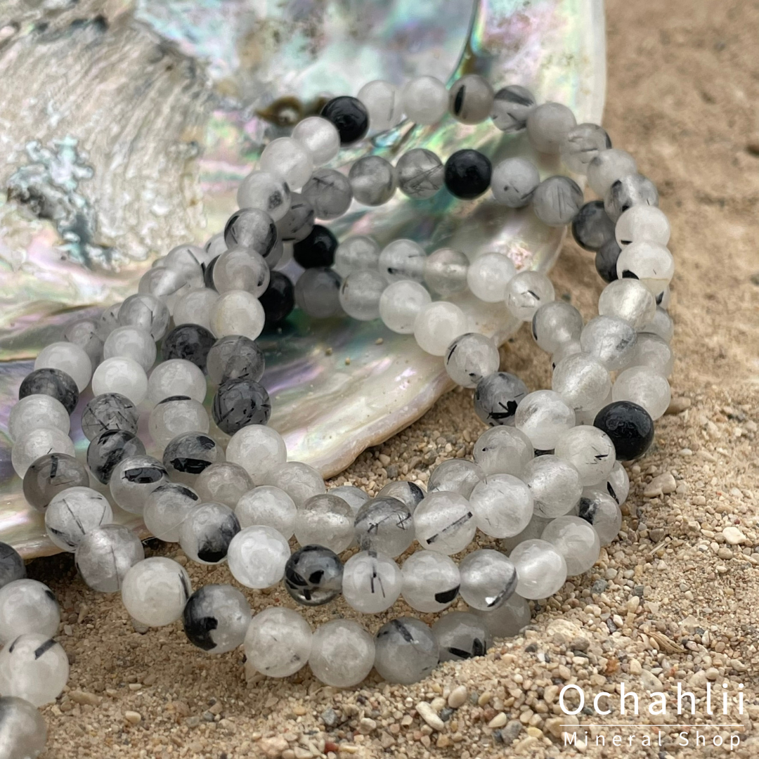 Bracelet fendu en fourrure de tourmaline <br><span style="font-weight:bold;"> "Tendresse"