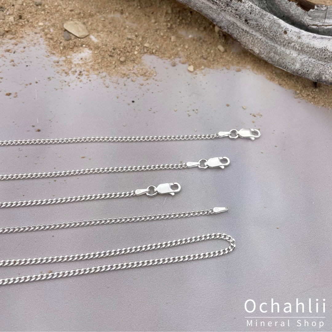 zilveren halsketting