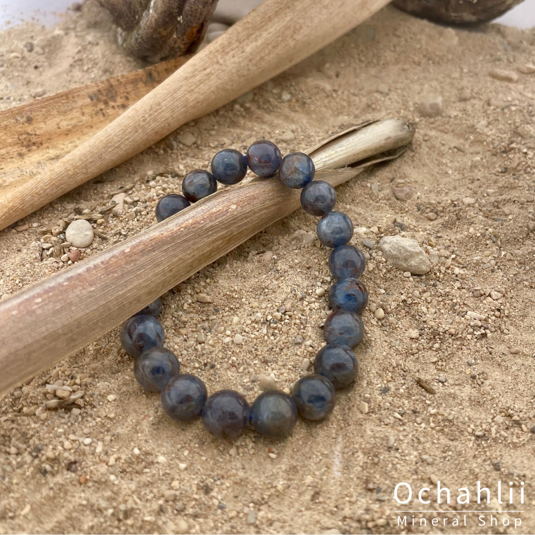 Kyanite (Cyanite-Disthene) bracelet 10mm