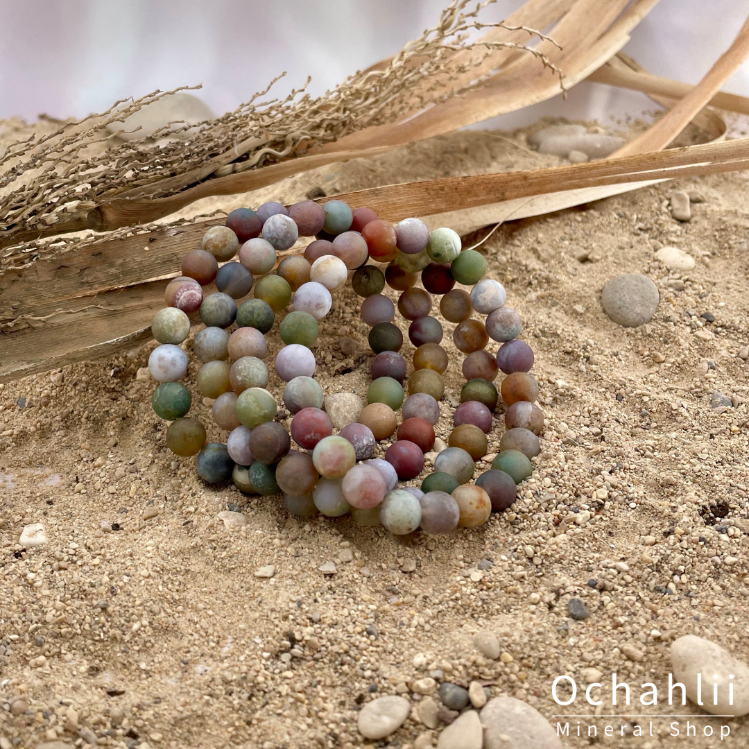 Agate India ball bracelet 8mm "Protection"