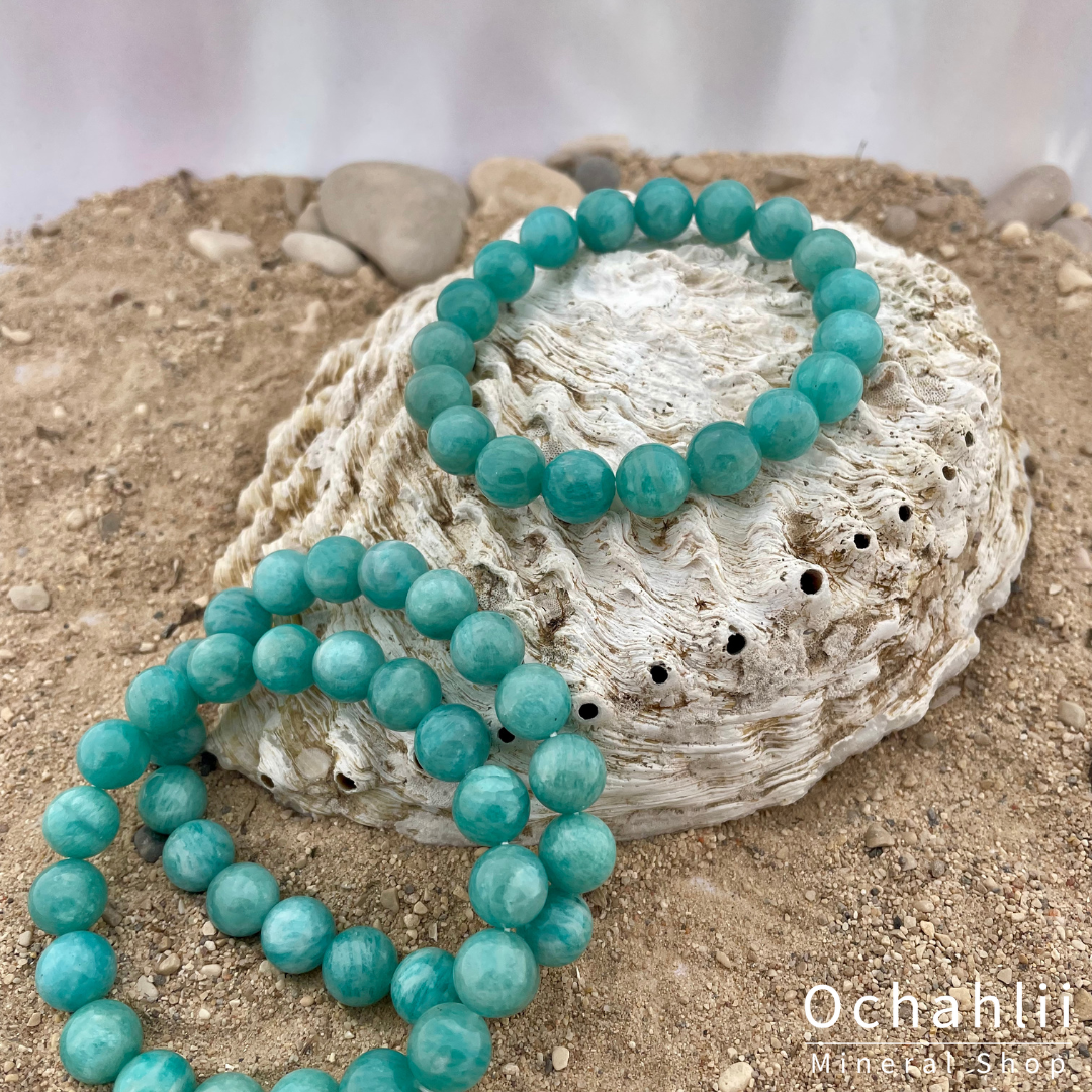 Amazoniet armband 10mm