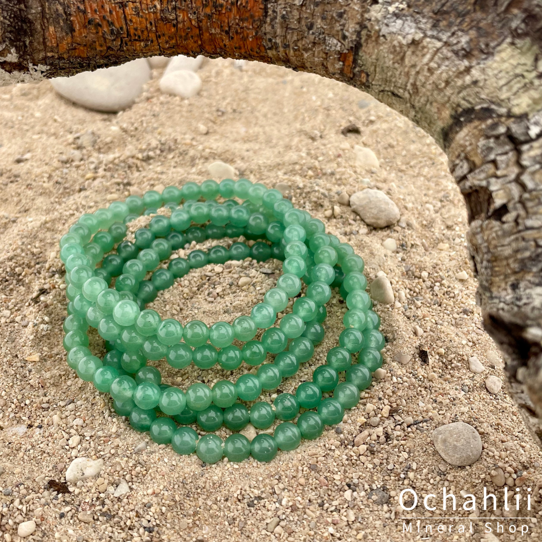 Aventurijn groen armband 6mm