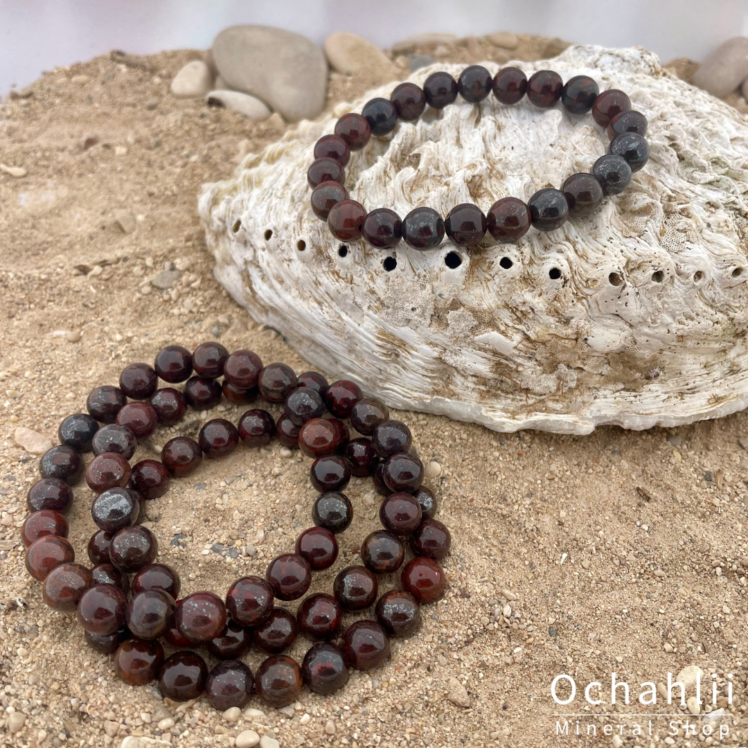 Jaspis Breccie Armband 8mm