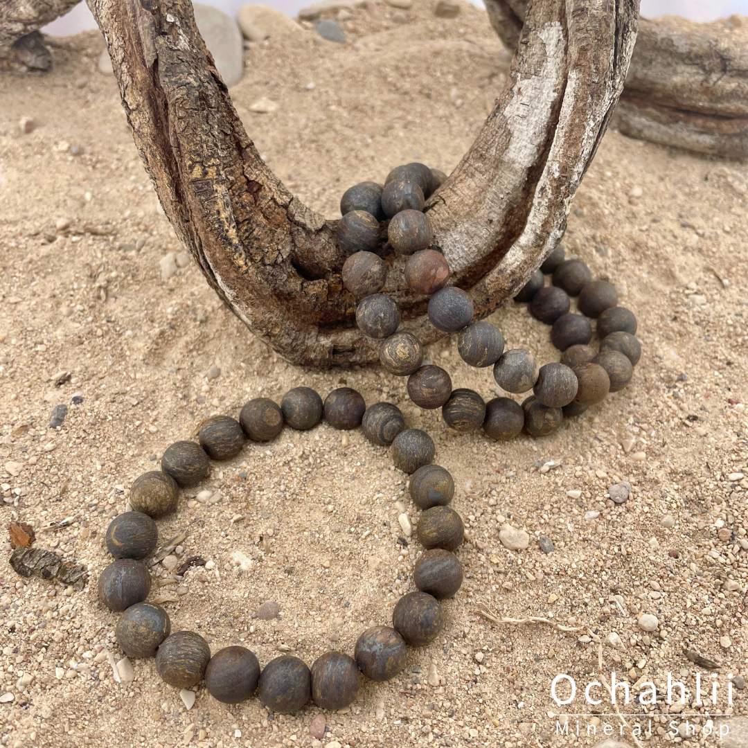 Bronzite bracelet 10mm matt
