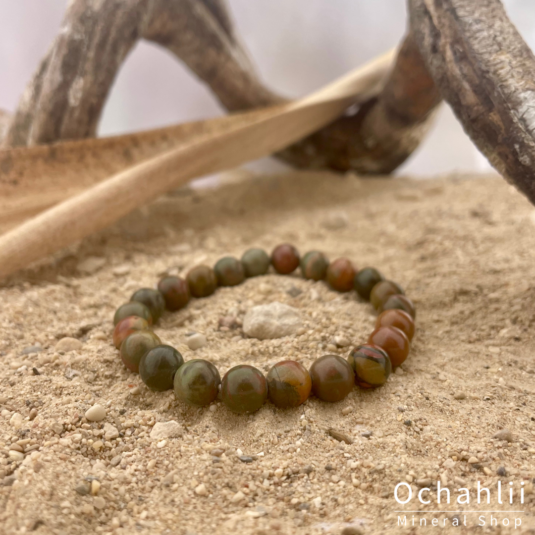 Jasper Polychrome bracelet 8mm