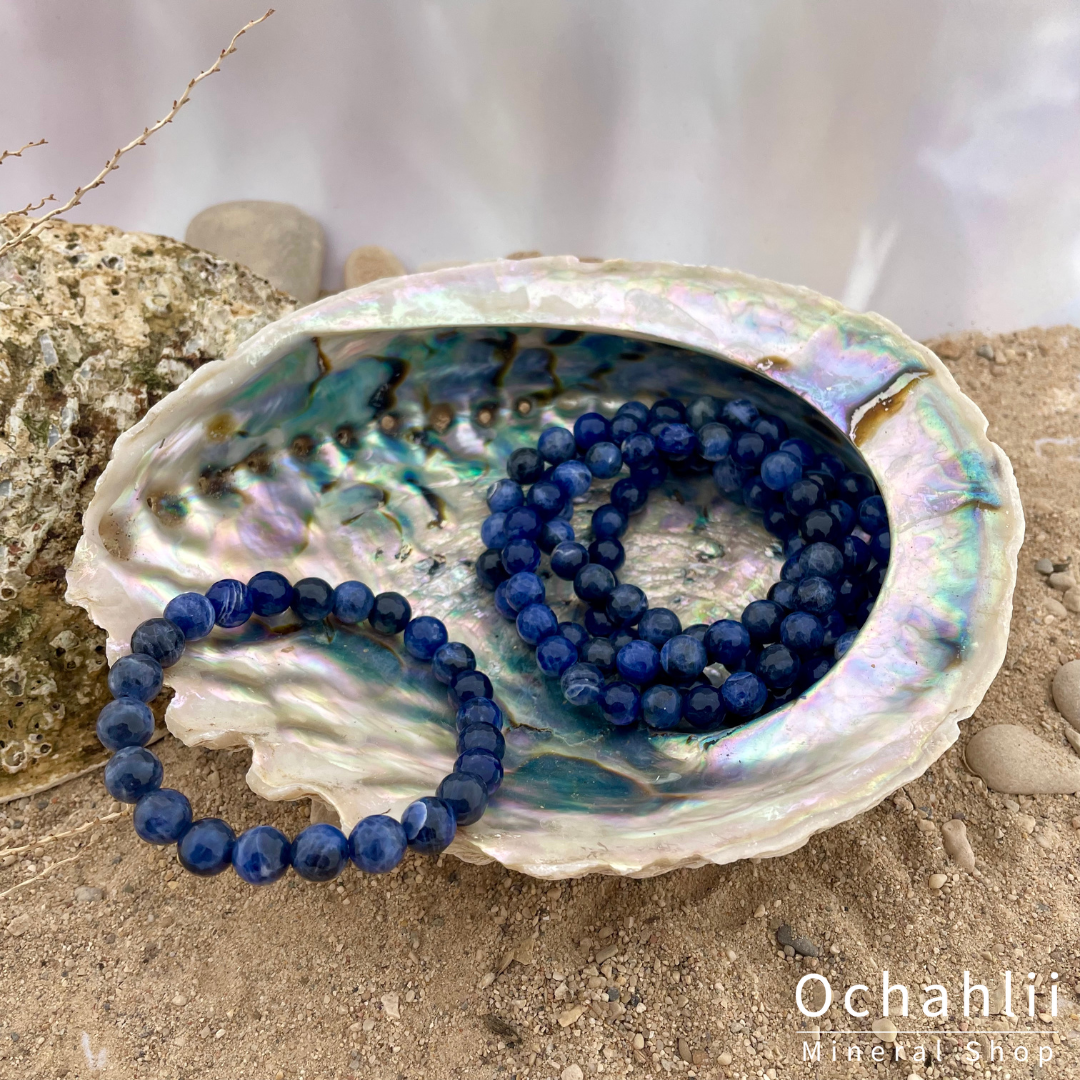 Sodalite bracelet Facet 8mm