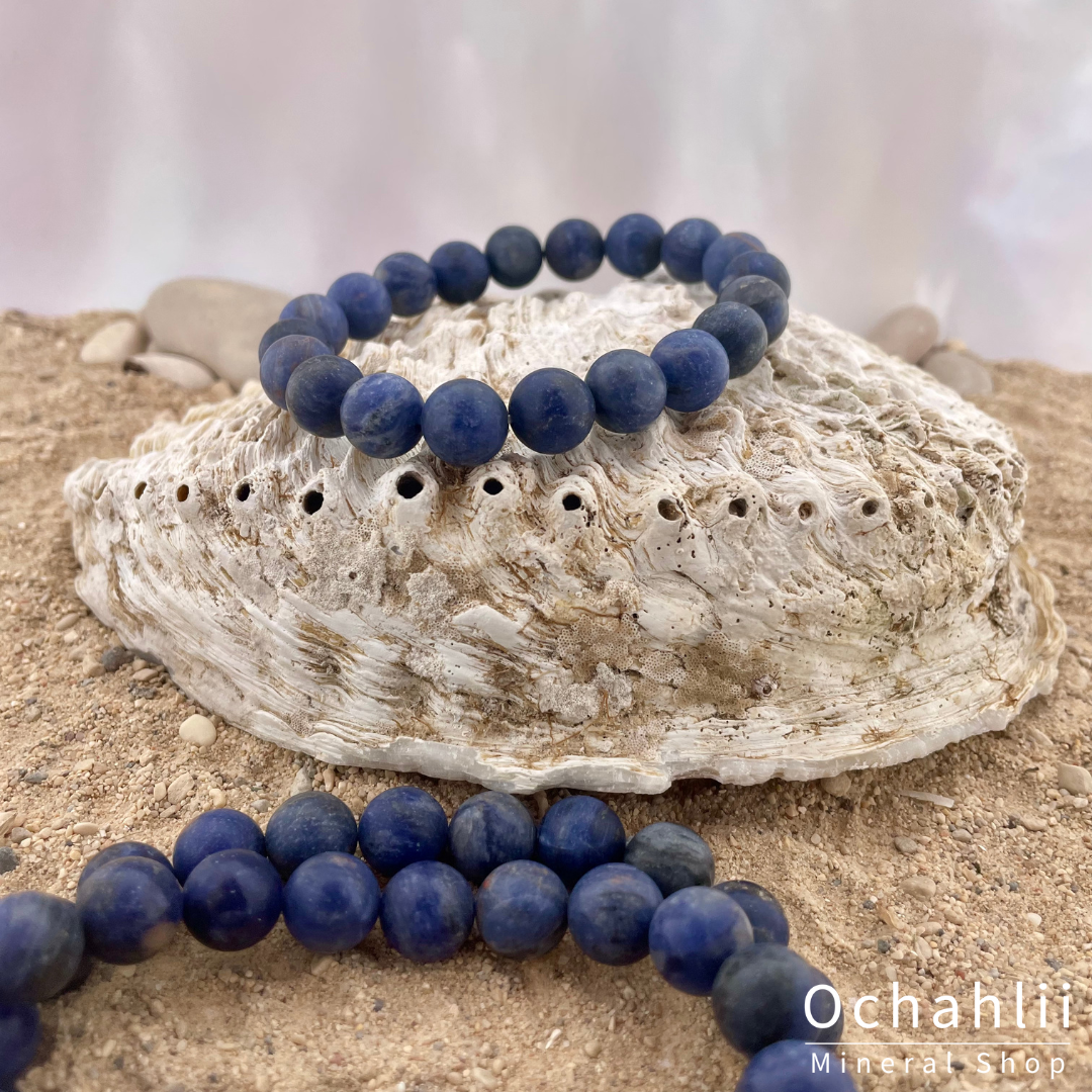 Sodalite bracelet 10mm MAT