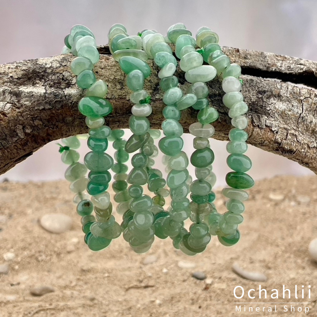 Aventurine green split bracelet