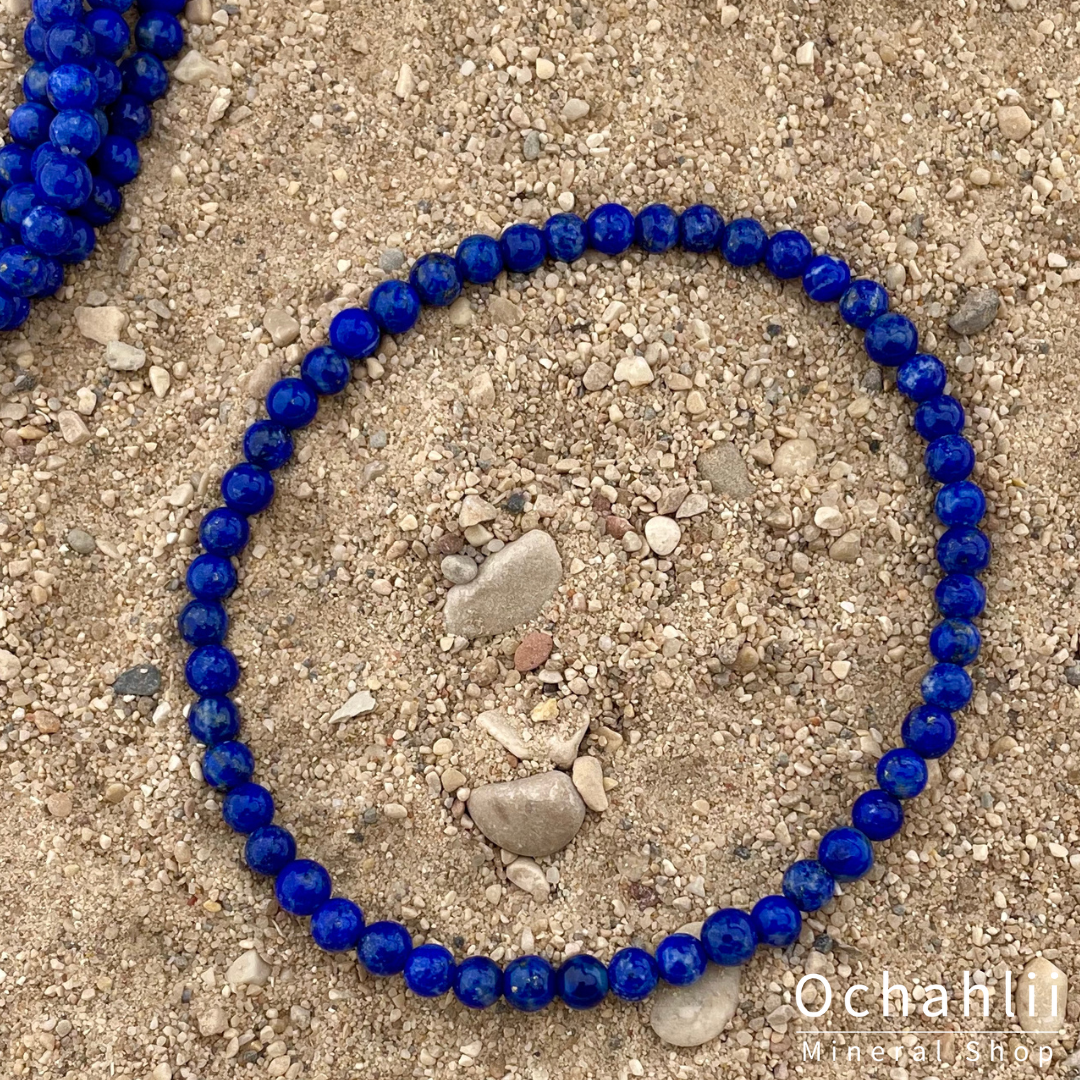 Lapis Lazuli armband 4mm